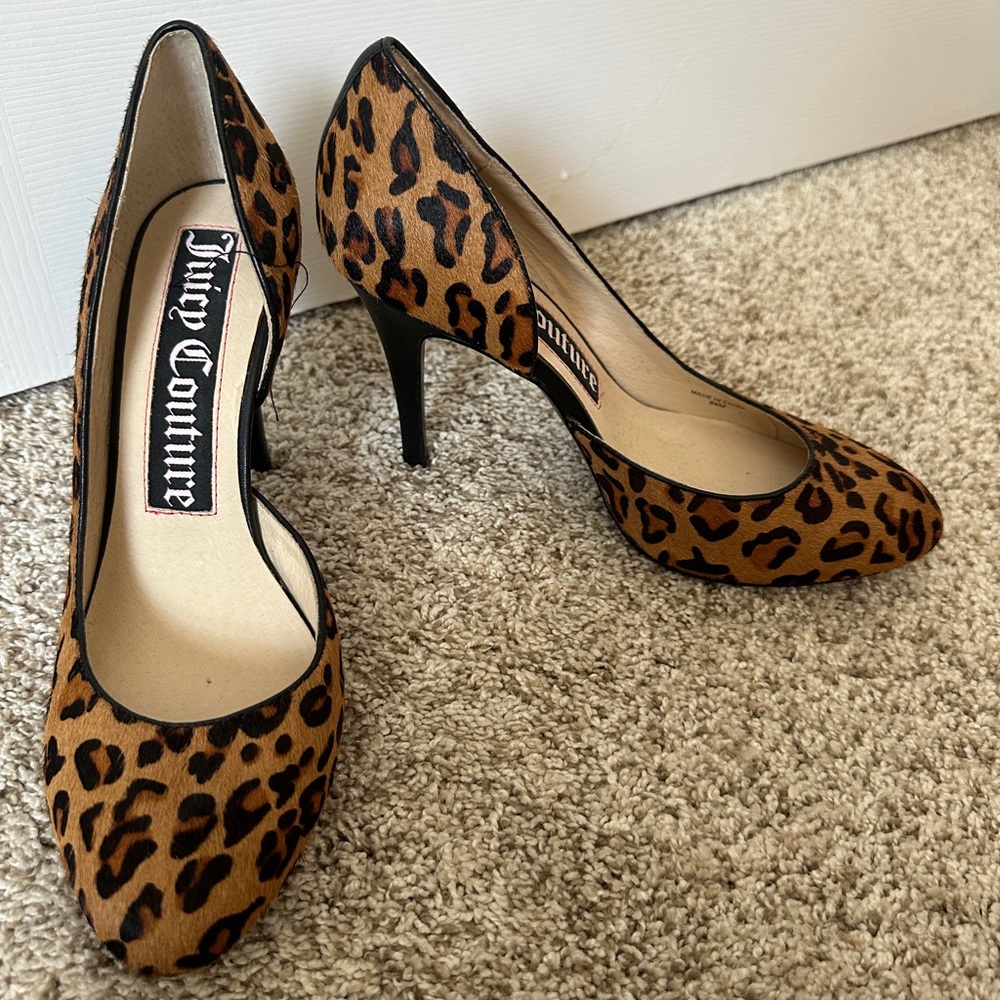 Juicy Couture Animal Print Pumps